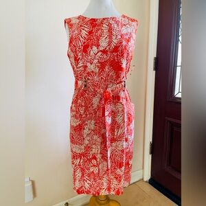 New, Anne Klein Vivid Orange Dress